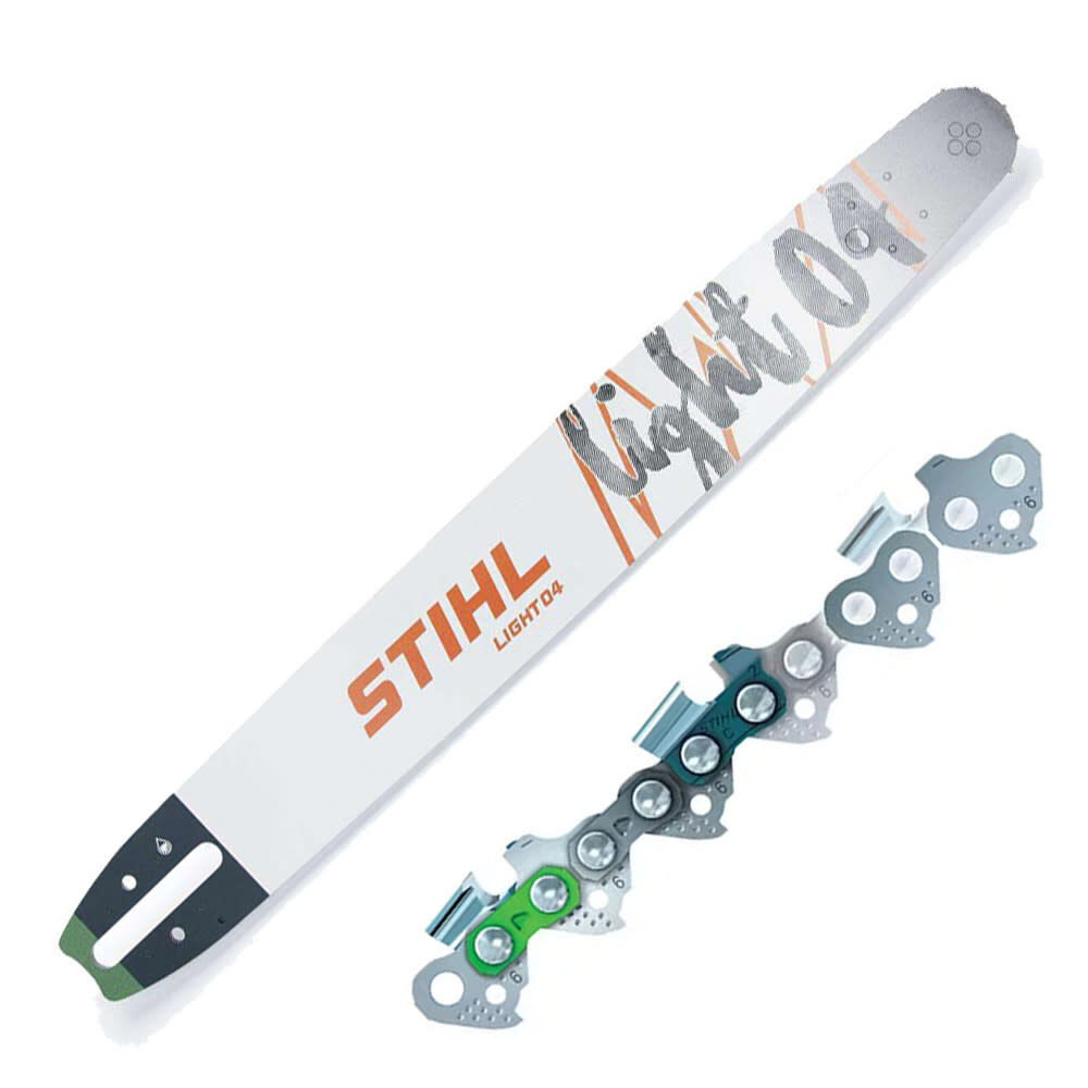Stihl 2+1 Cut Kit 20 Inch Long 3/8 Inch Pitch 0.050 Inch Gauge Chainsaw Guide Bar and Two 23RM3 81 Link Chainsaw Chains