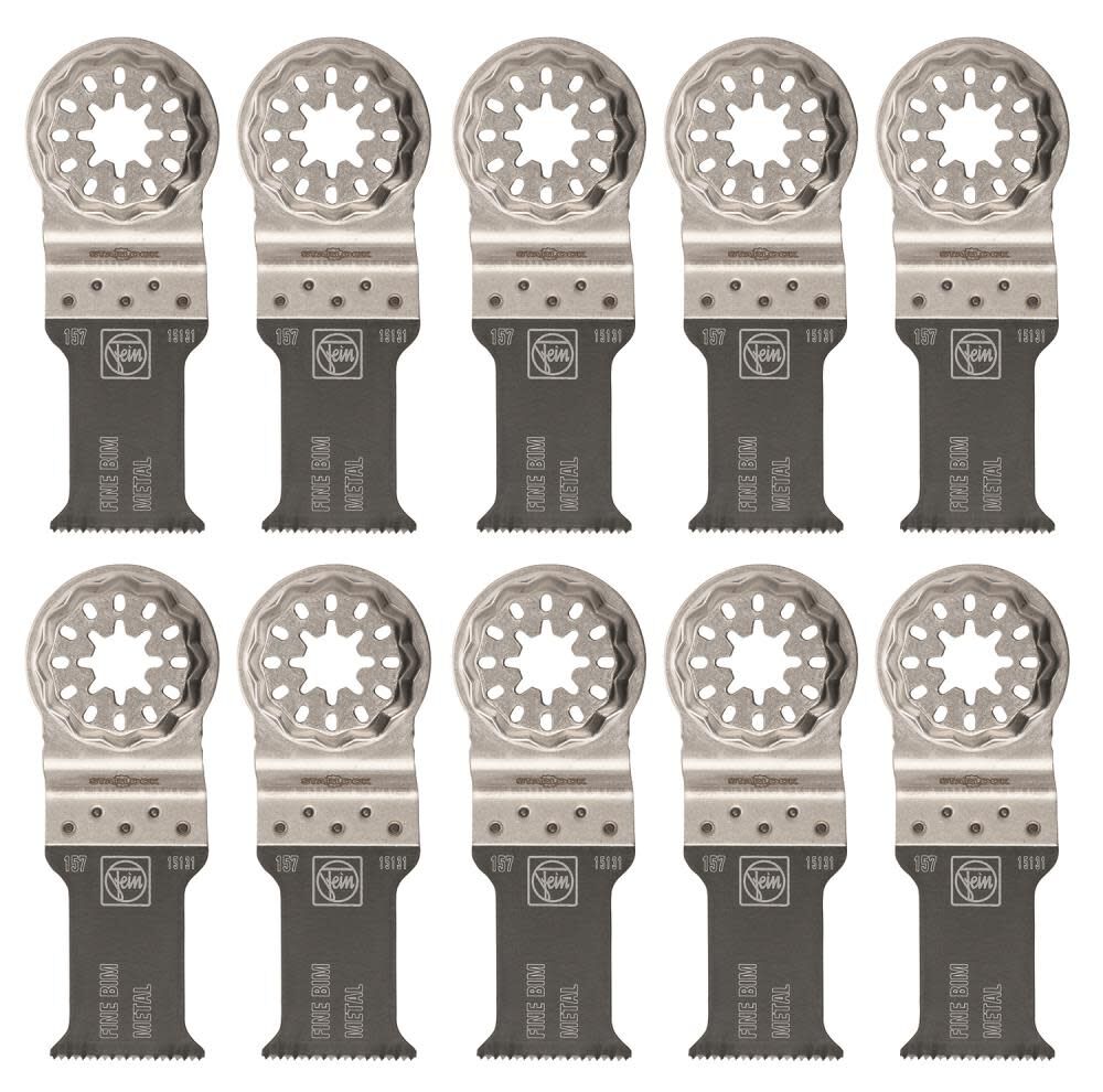 Fein StarLock E-Cut 157 Fine Saw Blade with Bi Metal Fine Teeth