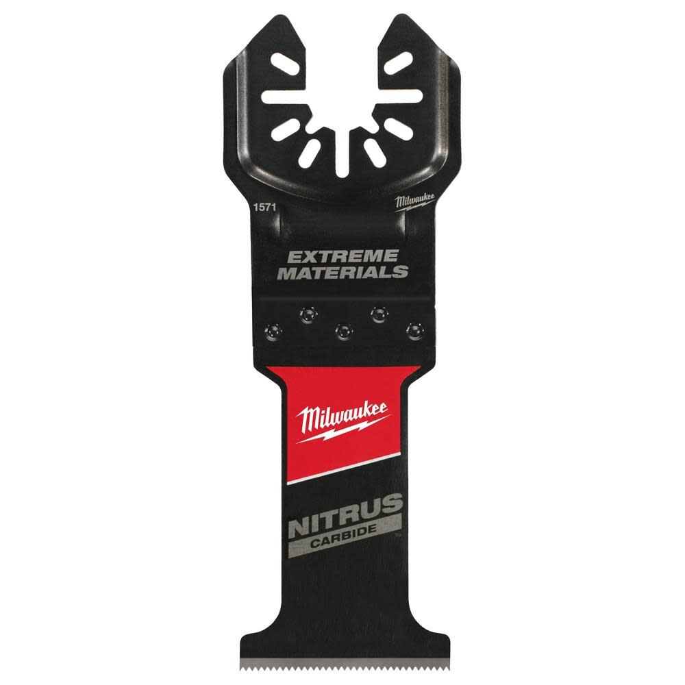 Milwaukee NITRUS CARBIDE Extreme Materials Universal Fit OPEN LOK Multi Tool Blade 3pk