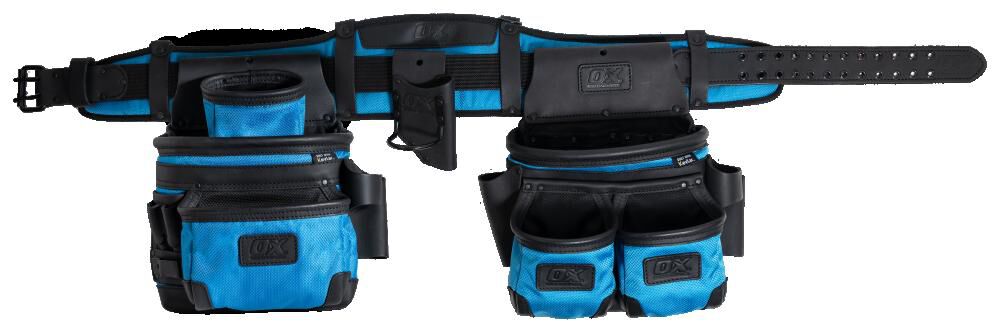 Ox Tools Leather & Nylon Construction Rig with Kevlar Reinforcement 4pc