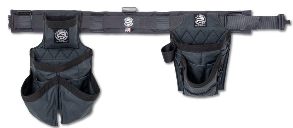 Badger Tool Belts Electrician’s Tool Belt Set, Medium, Gunmetal Grey