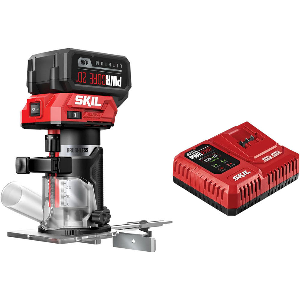 SKIL 20V Brushless Compact Router Kit