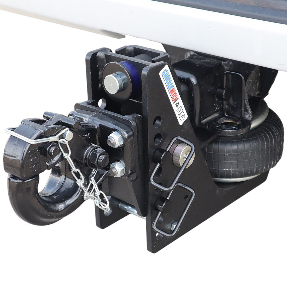 Shocker Hitch HD 20K Max Black 2.5 Inch Air Pintle Hitch – Military Style Hitch