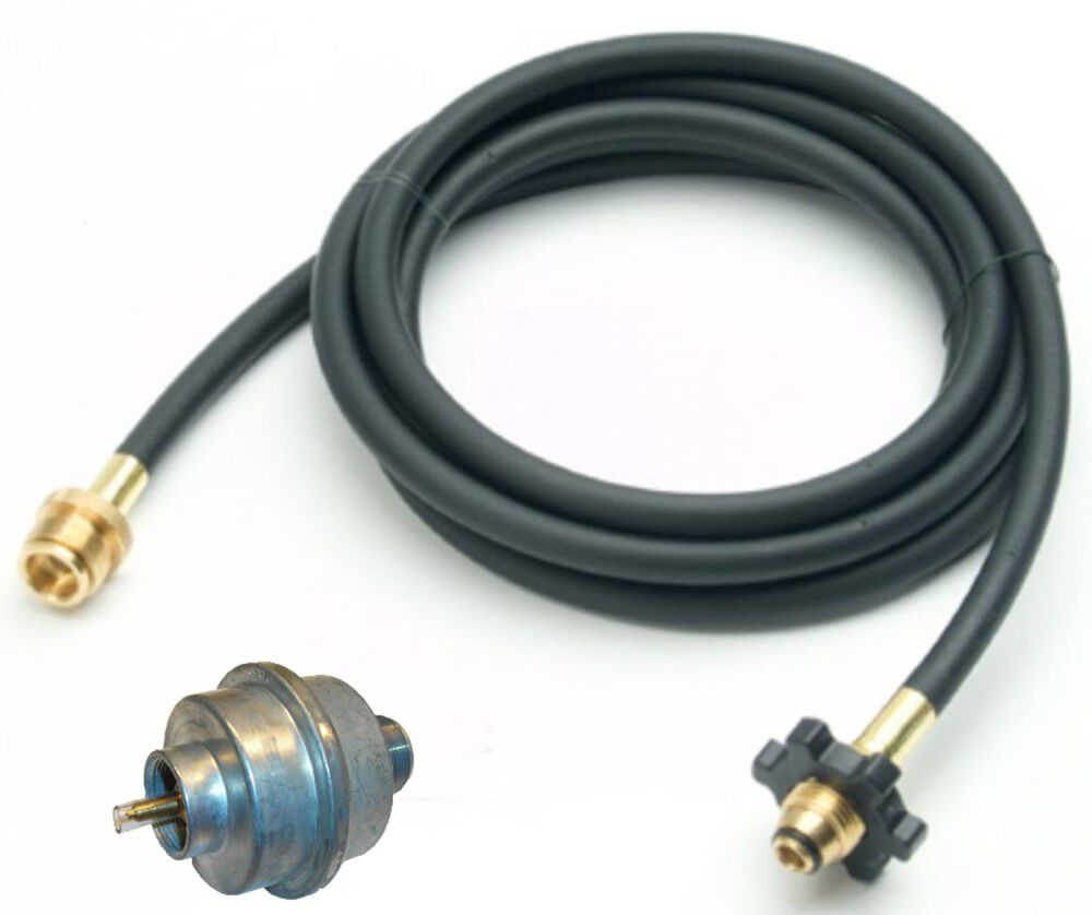 Mr Heater 12 Foot Propane Hose Assembly & Portable Buddy Fuel Filter Bundle