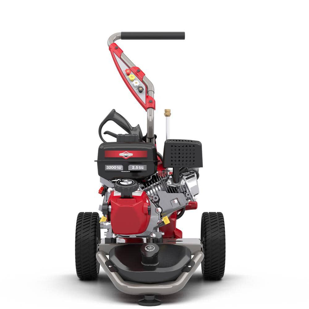 Briggs and Stratton 3200 PSI 2.5 GPM Gas Powered Cold Water Pressure Washer with 4 Spray Tips