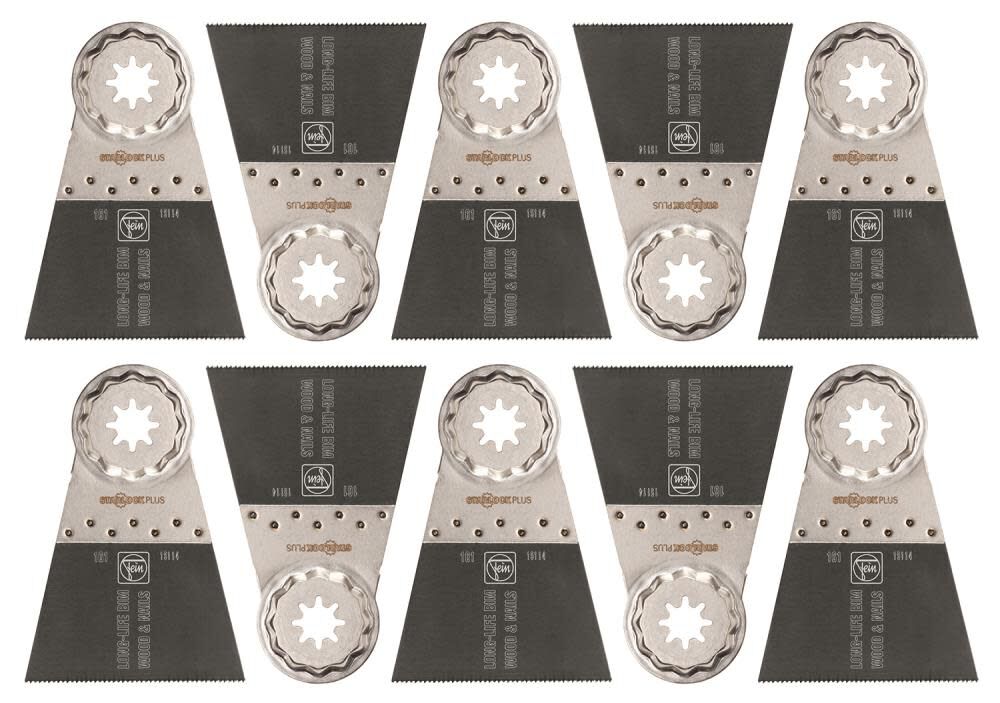 Fein StarLock E-Cut 161 Long-Life Saw Blade with Bi Metal Teeth Set for All Woods Drywall and Plastic Materials