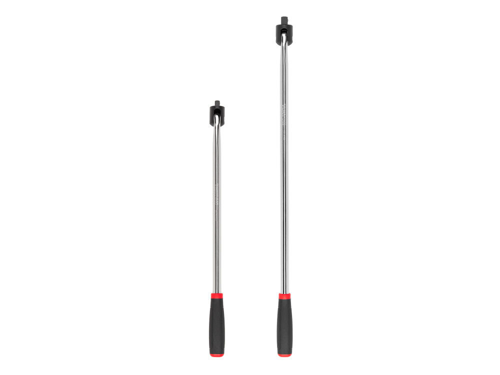 Tekton 3/8 Inch x 18 Inch & 1/2 Inch x 24 Inch Comfort Grip Breaker Bar Set