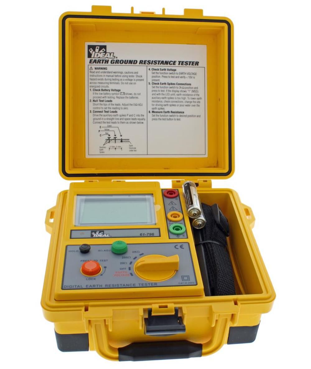 Ideal Industries Earth Ground Tester 3-Pole