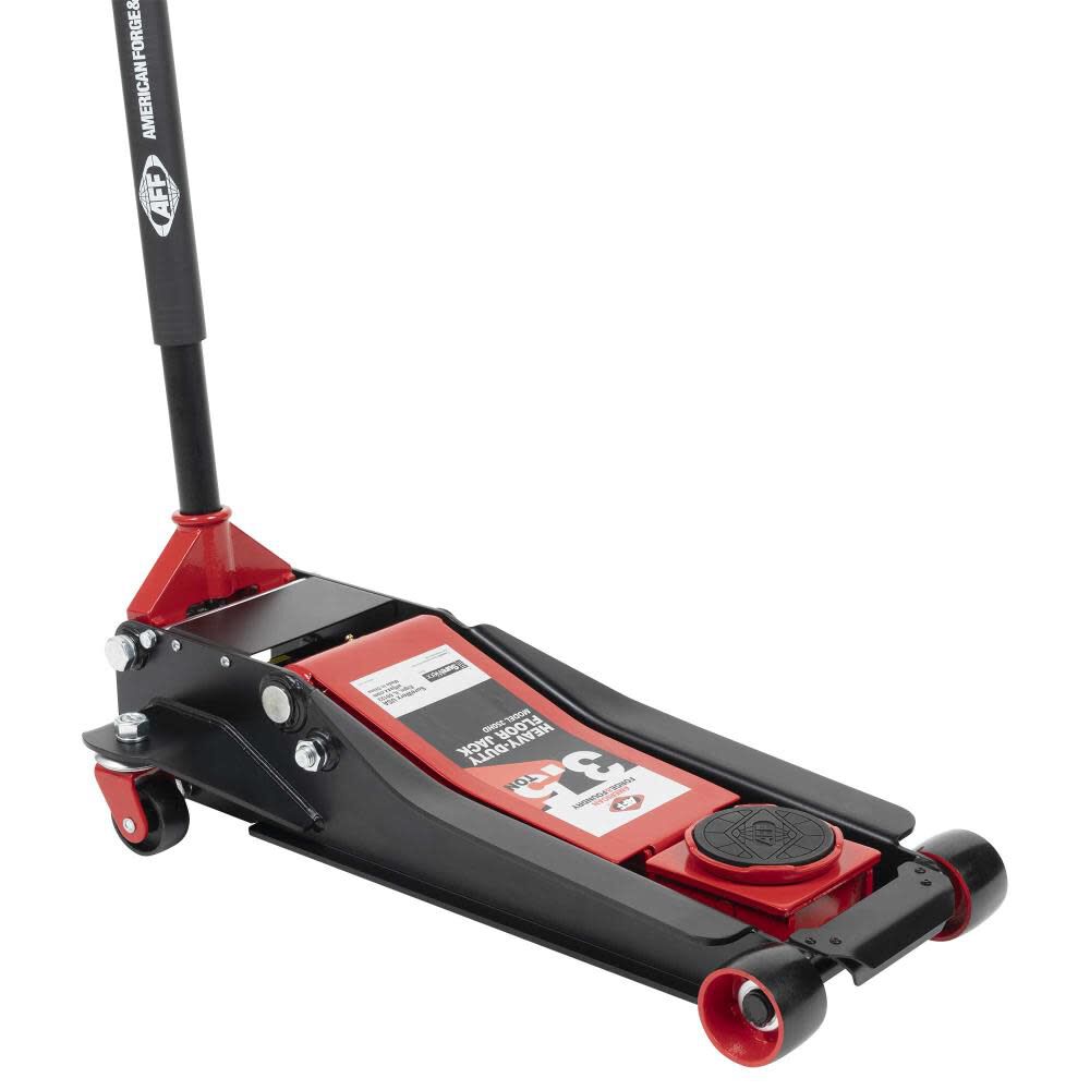 American Forge 3.5 Ton Lighting Lift Heavy Duty Floor Jack 1pc Handle