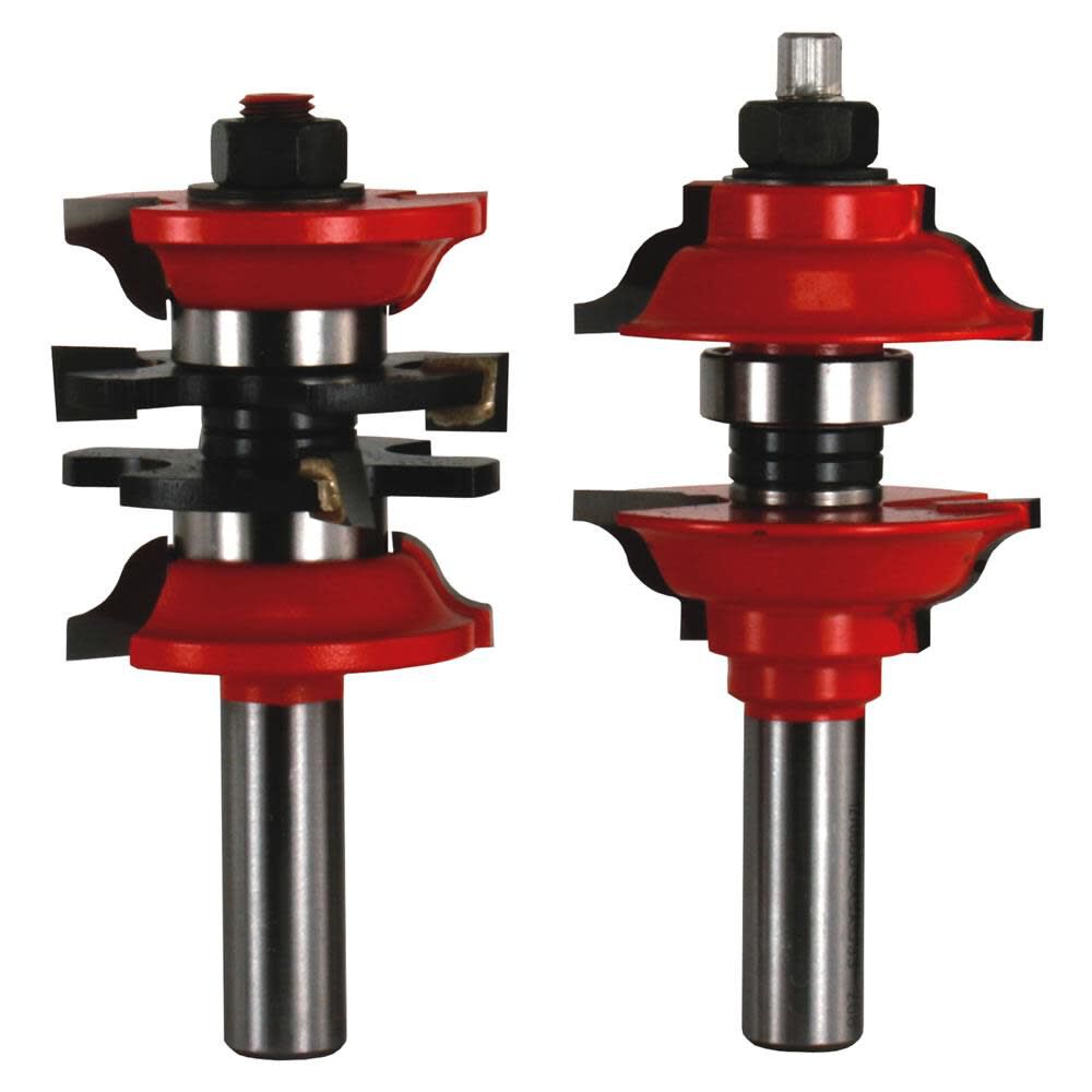 Freud 1-7/8 In. (Dia.) Entry & Interior Door Router Bit System with 1/2 In. Shank
