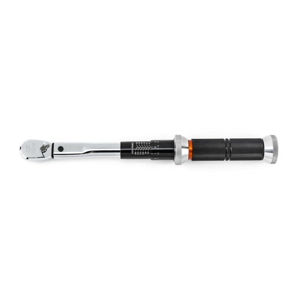 GEARWRENCH 120XP Micrometer Torque Wrench 3/8 Inch Drive 30-250 in/Lbs