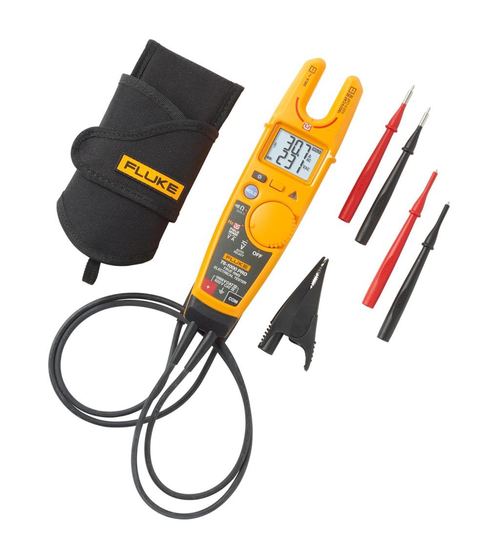 Fluke T6-1000 200A 1000V Battery-Powered Electrical Tester