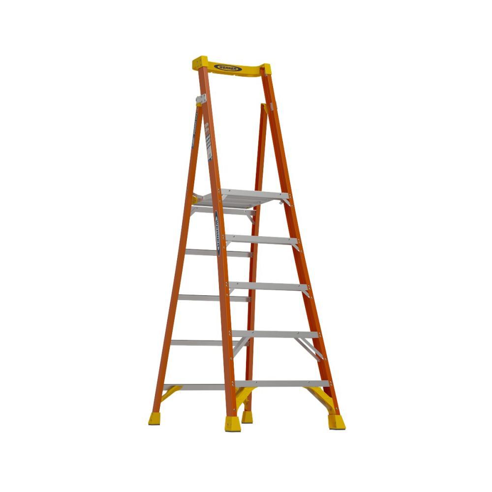 Werner Type IA 300 lb Fiberglass 5 ft Podium Ladder