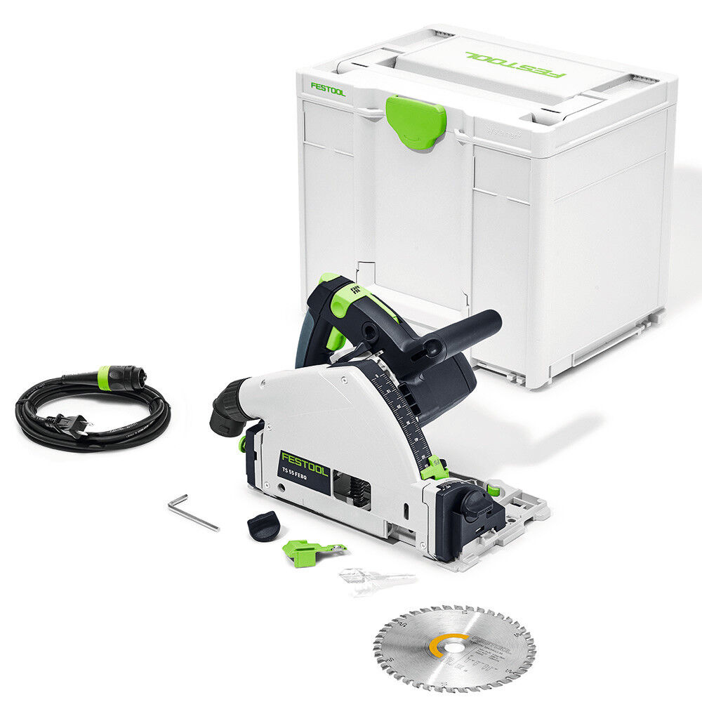 Festool 6 1/4in TS 55 FEQ-F-Plus Plunge Cut Track Saw