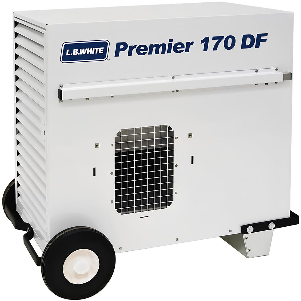 LB White Premier Enclosed flame Ductable Dual Fuel – LP/NG 170k BTU heater
