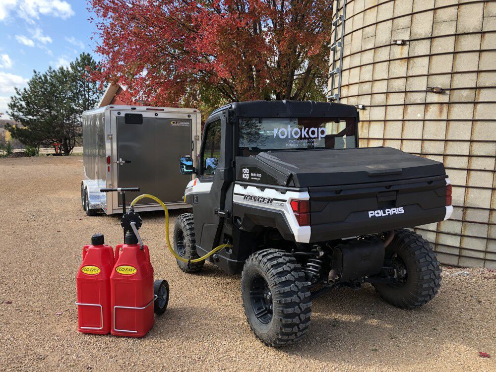 Flo-Fast 21 Gallon Red Gas Can System