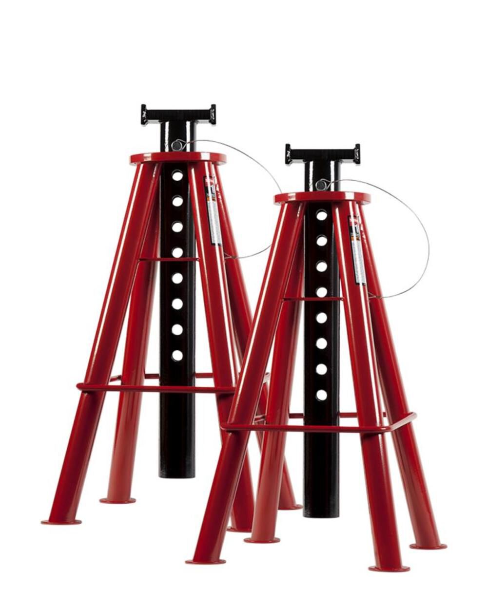 Sunex 10 Ton High Height Pin Type Jack Stands (Pair)