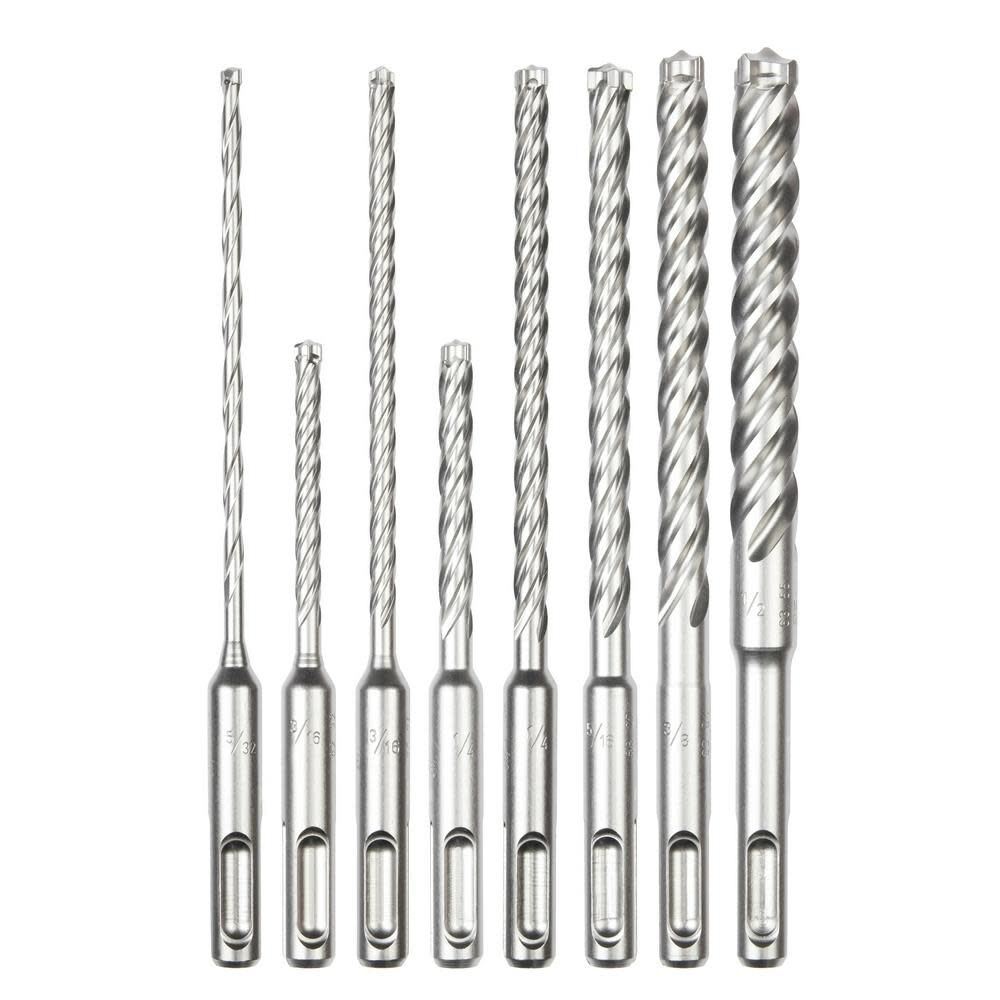 Milwaukee SDS Plus MX4 4 Cutter Drill Bit Kit 8pc