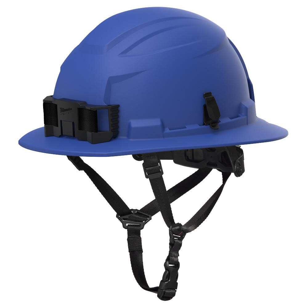 Milwaukee BOLT Full Brim Non-Vented Safety Helmet Type 2, Class E, Blue