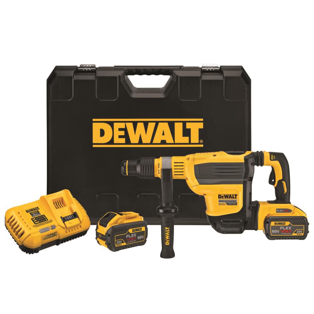 DEWALT 60V MAX 1-3/4in SDS MAX Brushless Combination Rotary Hammer Kit