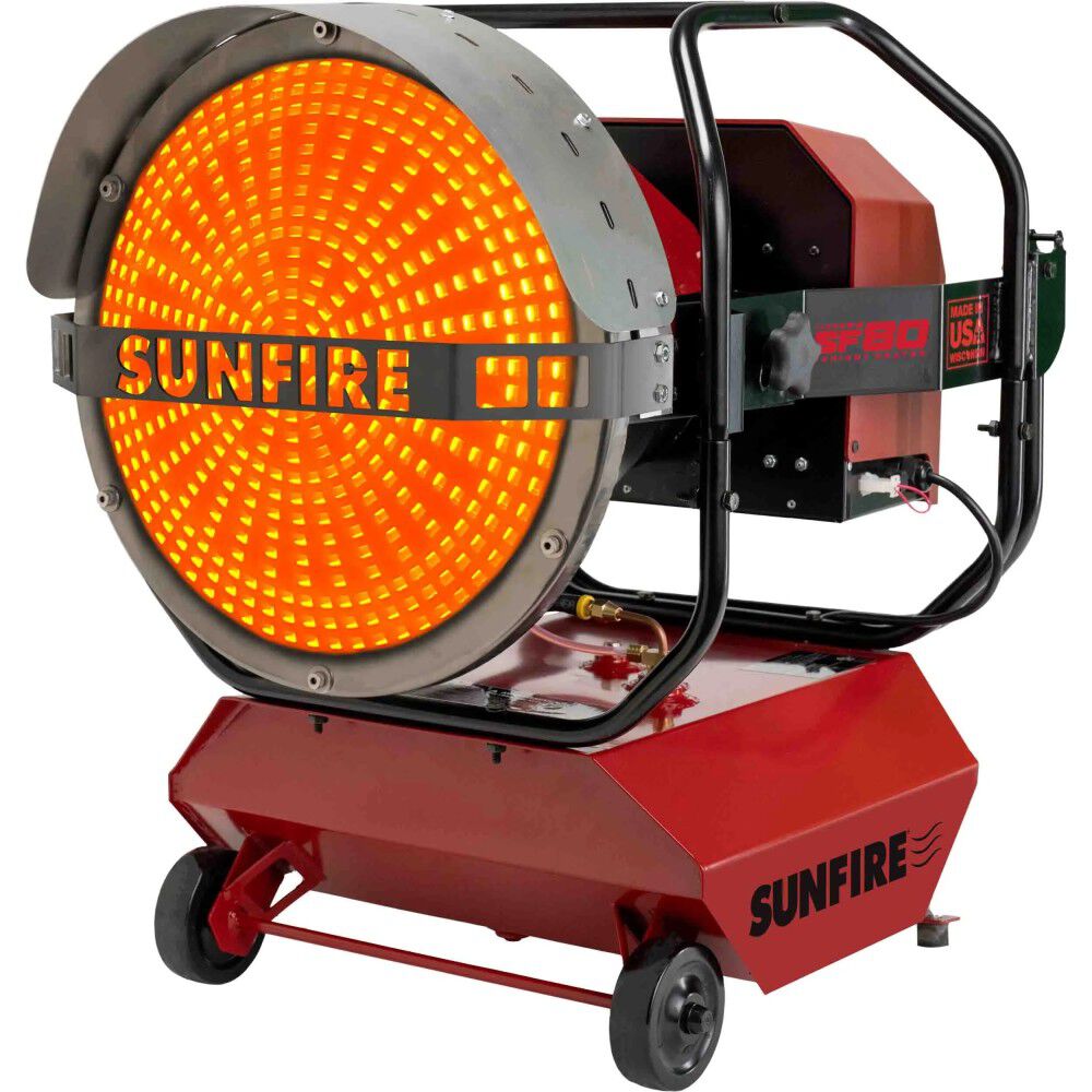 Sunfire SF80 80,000 Btu 1900 Square-Foot Area Diesel/Kerosene Radiant Heater