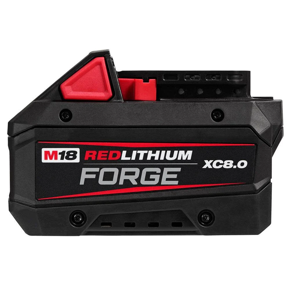 Milwaukee M18 REDLITHIUM FORGE XC 18V 8Ah Lithium Ion Power Tool Battery Pack with Fuel Indicator