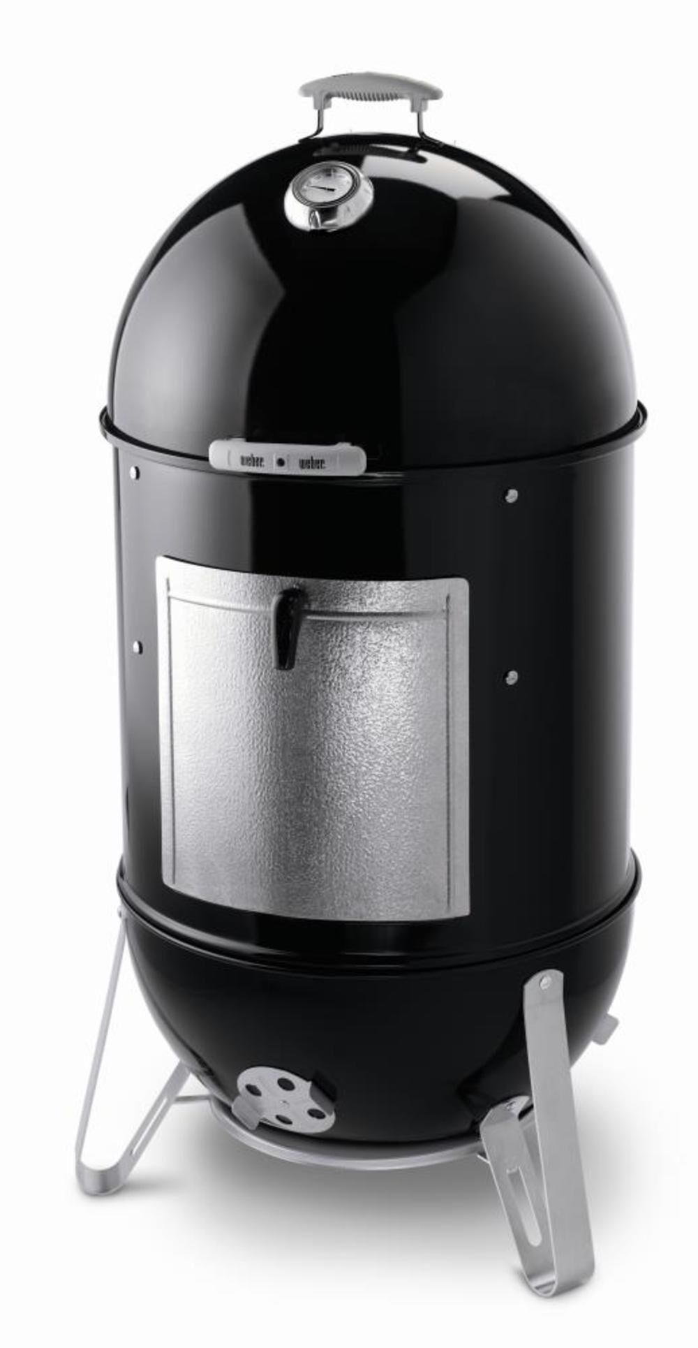 Weber 22 inch Smokey Mountain Cooker Smoker in Black with Cover and Built-In Thermometer