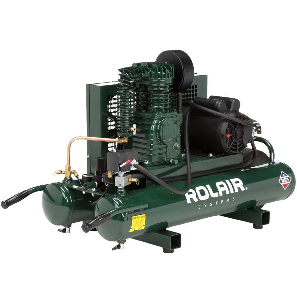 Rolair 9 Gallon Twin Tank Compressor