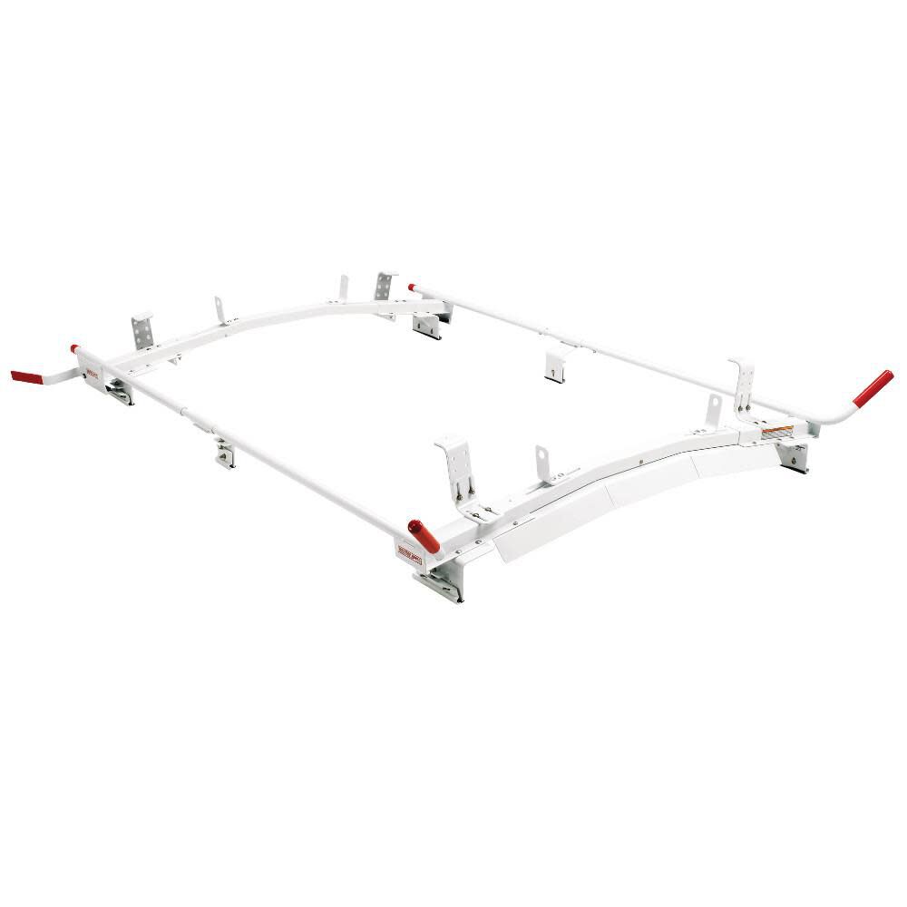 Weather Guard Quick Clamp Rack Full Size Van Dual Side Gutter Mount
