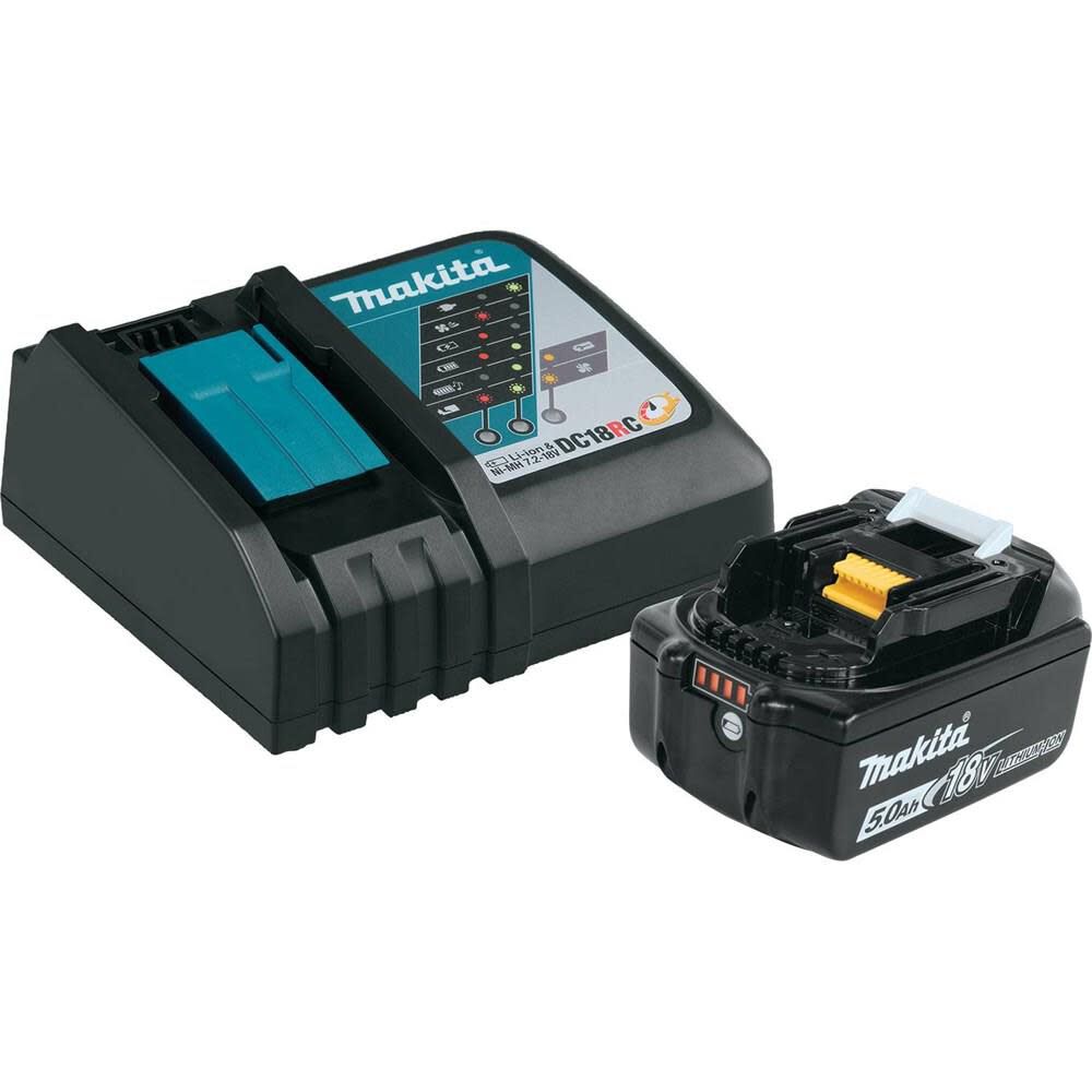 Makita 18V LXT Lithium-Ion Battery and Charger Starter Pack (5 Ah)