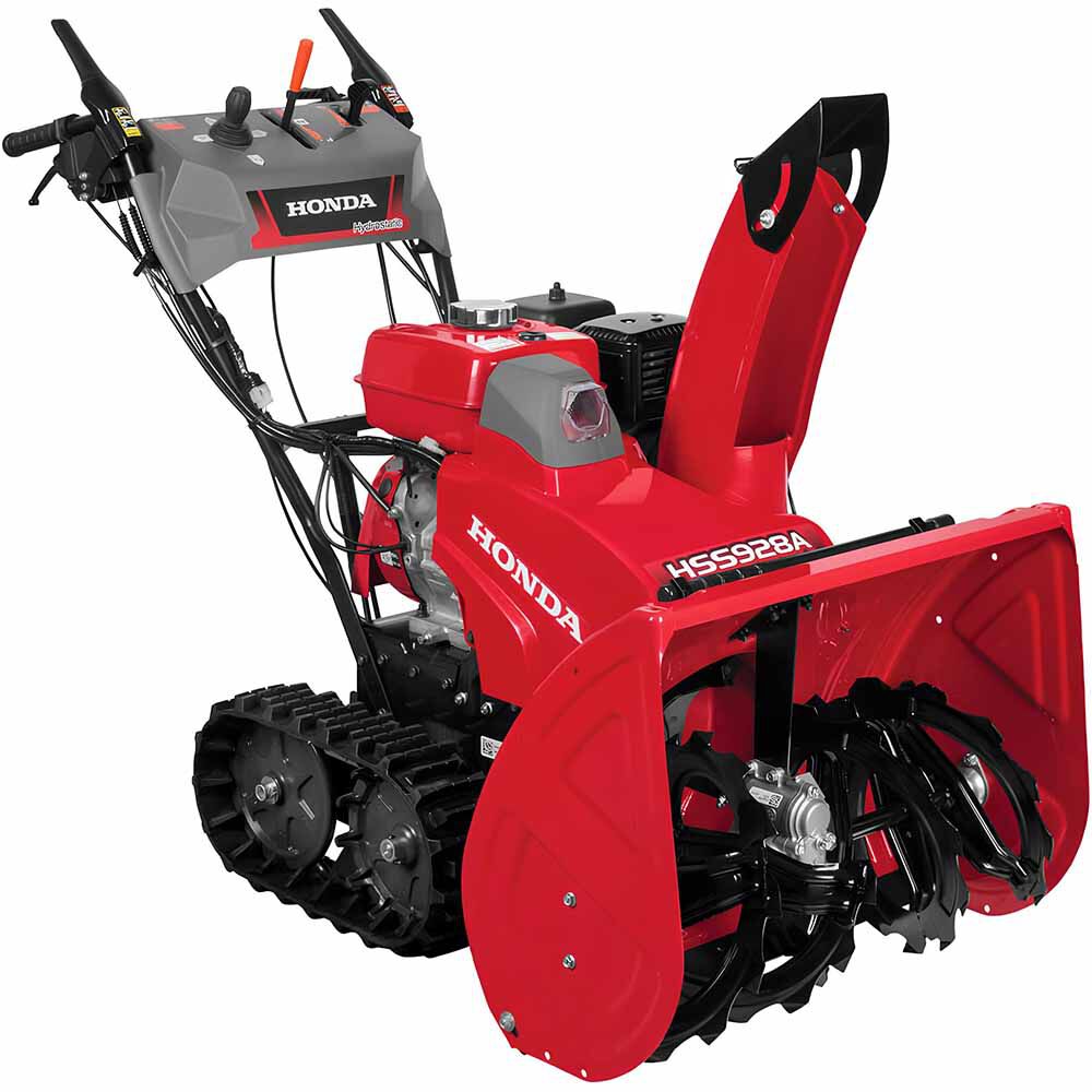 Honda 9HP 28In Two Stage Track Drive Snow Blower – Electric Start