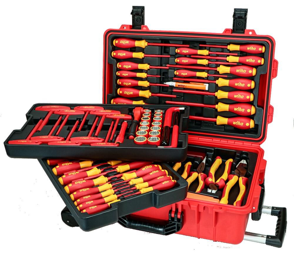 Wiha Insulated Master Electricians Tool Set 80pc