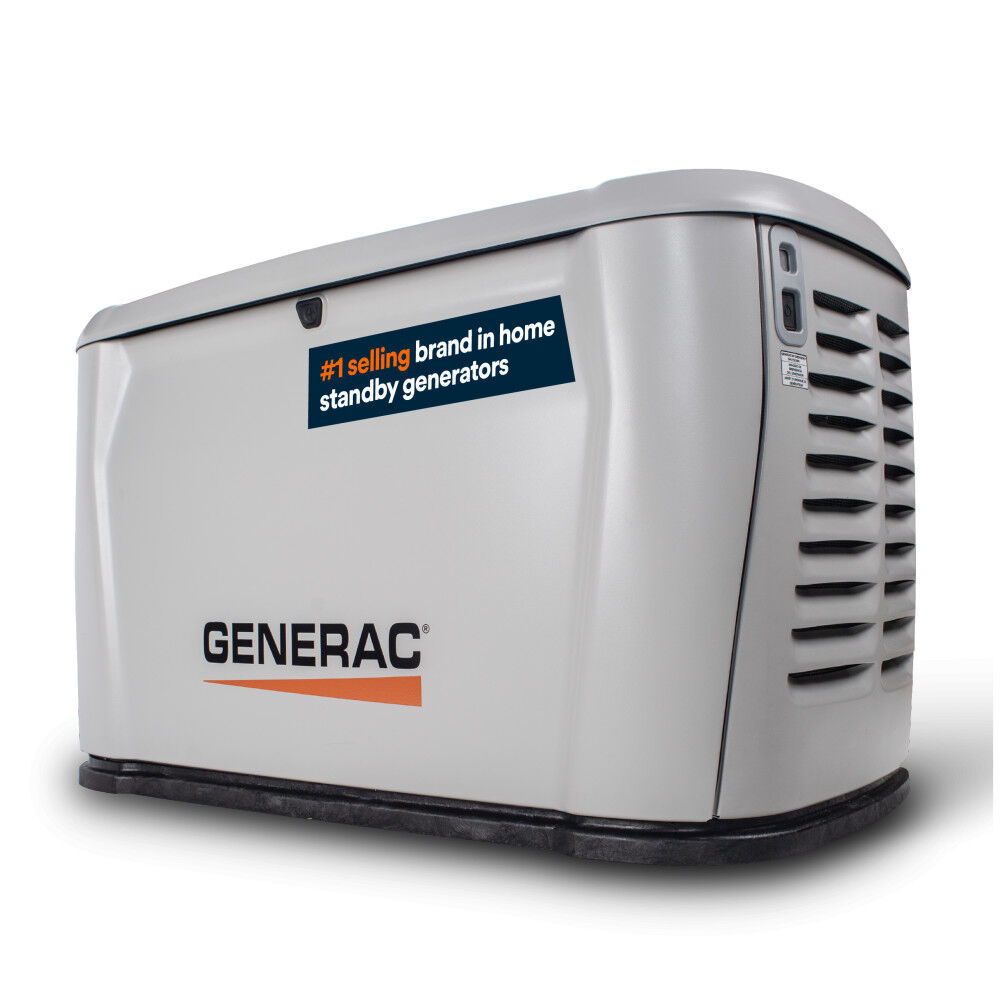 Generac Next Generation 28000 Watt 28kW Dual Fuel 50 State Air Cooled Home Standby Generator with 200-Amp SE Transfer Switch and TSTAT