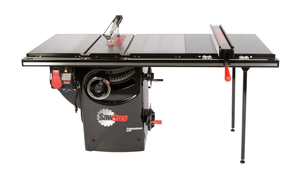 Sawstop 10 Inch 3HP 1 Phase Professional Cabinet Saw with 36 Inch T-Glide Advance Rip Fence