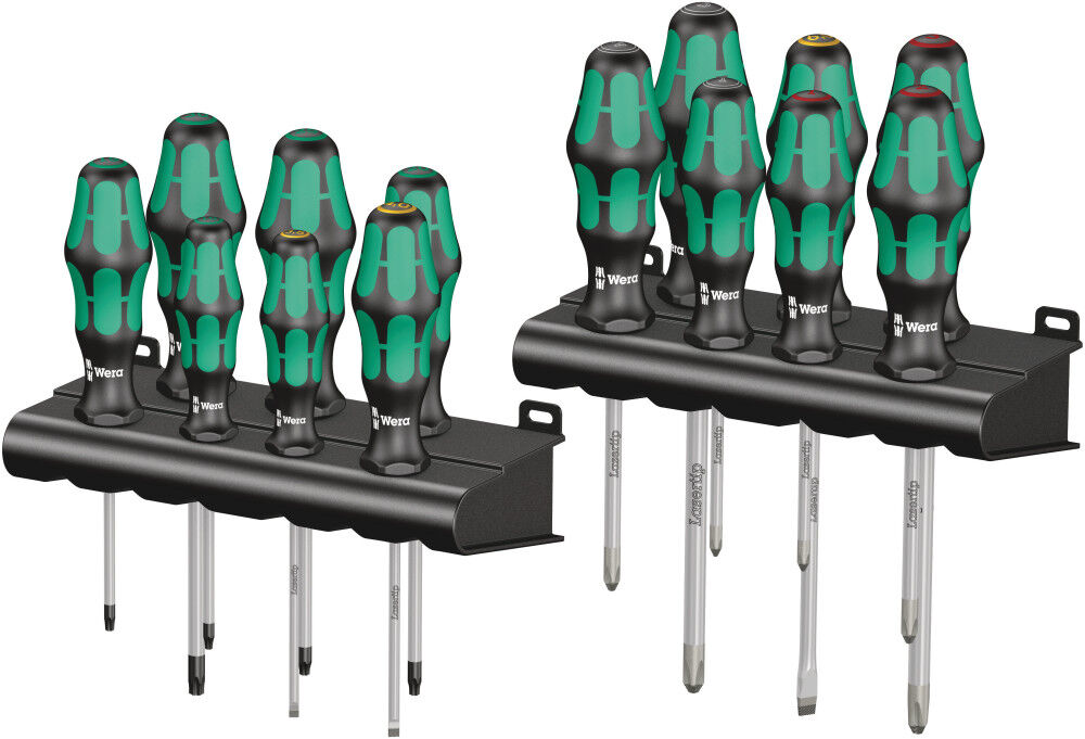 Wera Tools 12pc Kraftform Big Pack 300 Lasertip Screwdriver Set