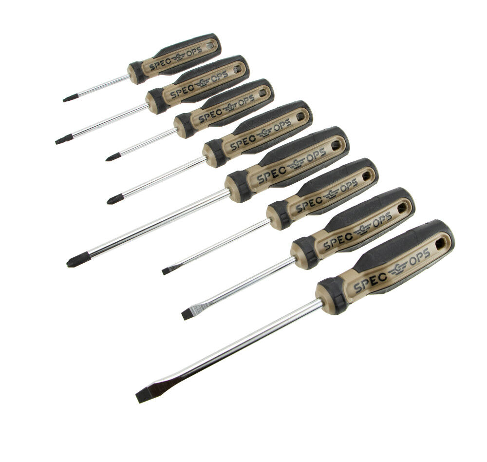 Spec Ops Screwdriver Set, 8 Piece