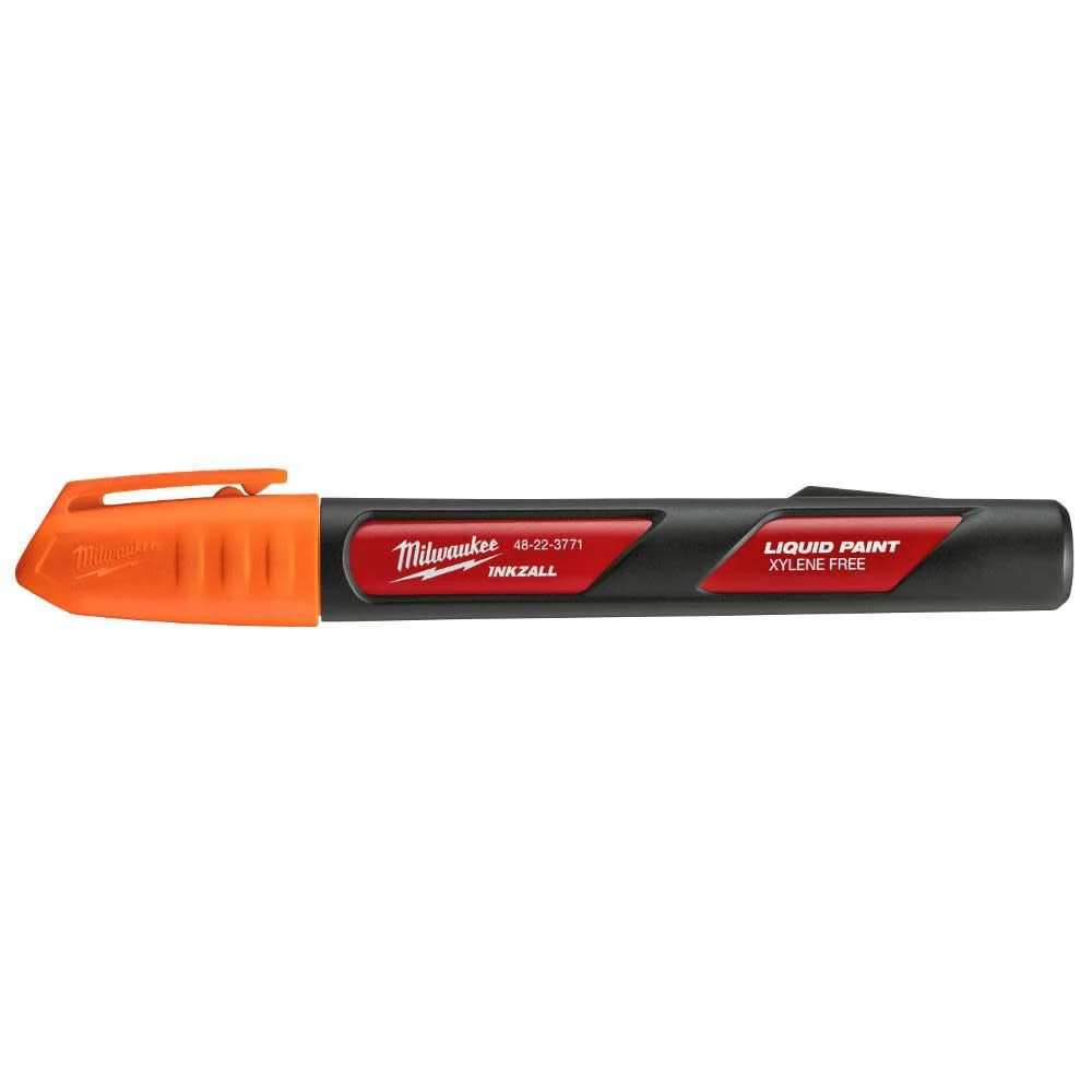 Milwaukee INKZALL Orange Paint Marker