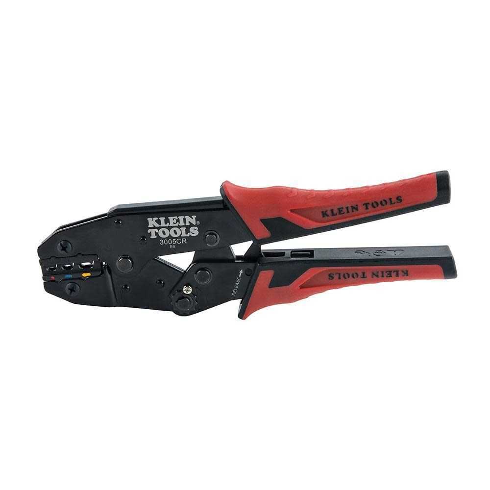 Klein Tools Ratchet Wire Crimper 10 to 22 AWG