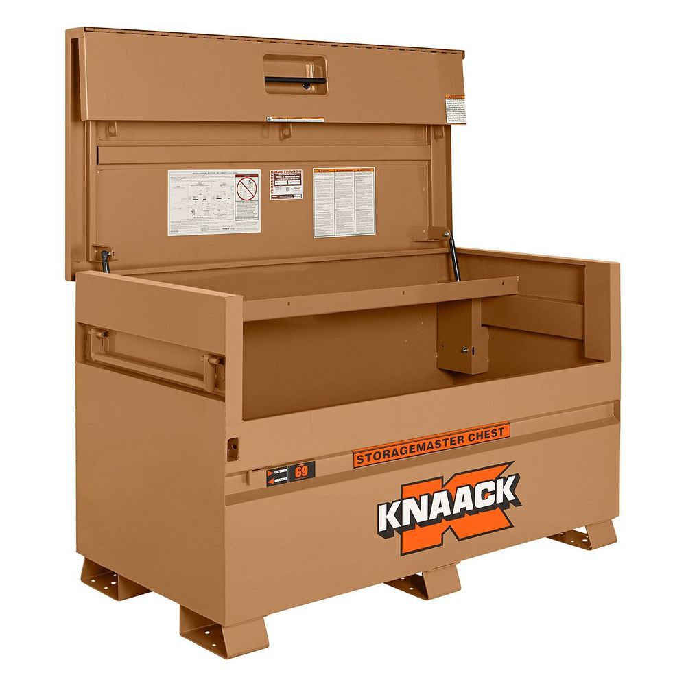 Knaack Model 69 35.3 Cu-Ft. Tan Steel Piano Box with KL (Padlock)