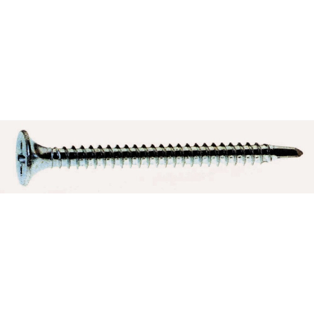 Pro Twist 6 In. x 1-5/8 In. Self Drilling Bugle Head Zinc