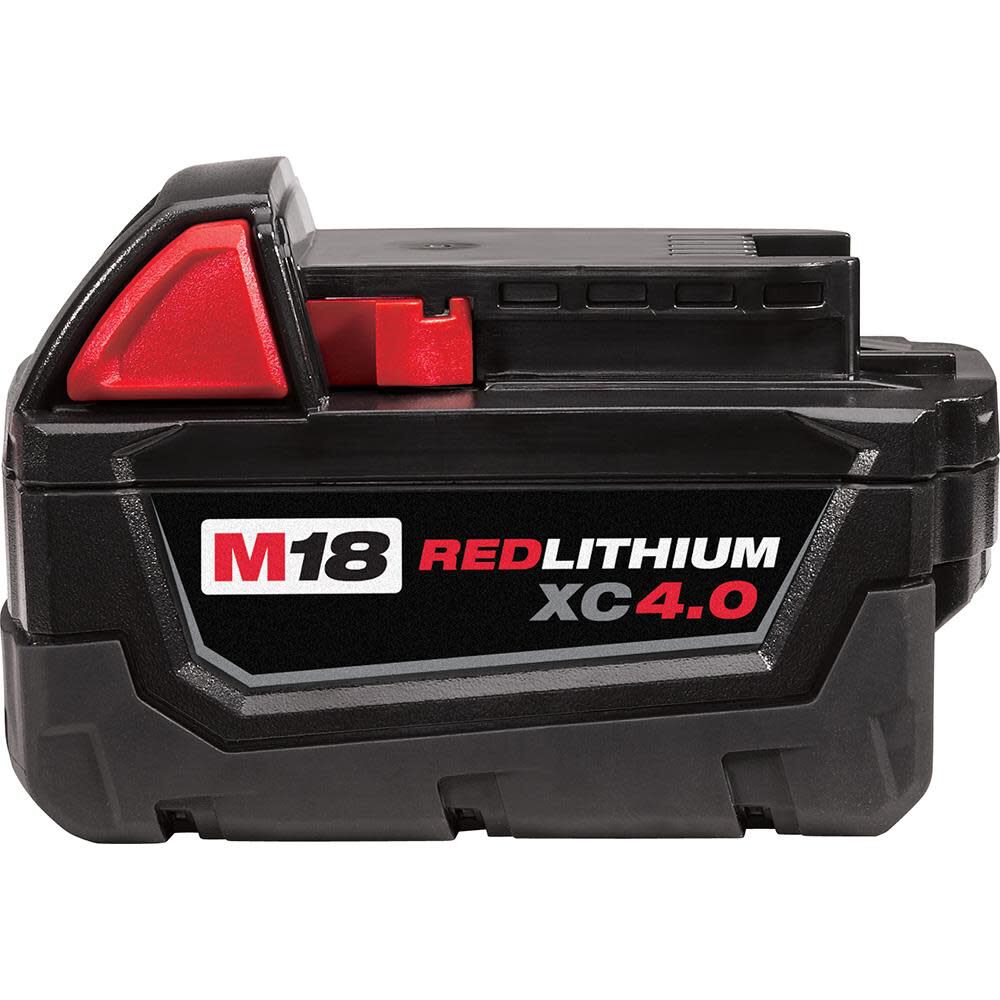 Milwaukee M18 REDLITHIUM XC 18V 4Ah Lithium Ion Power Tool Battery Pack with Fuel Indicator