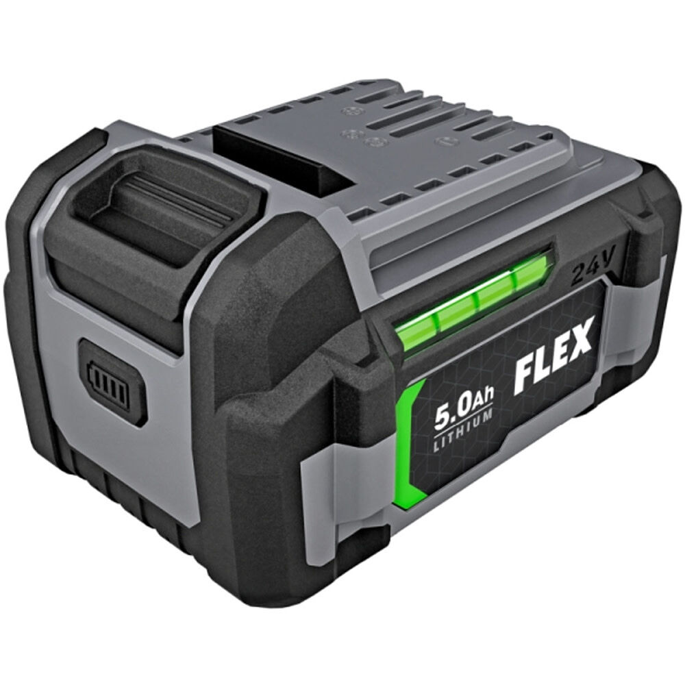 FLEX 24V 5Ah Lithium Ion Power Tool Battery Pack with Fuel Indicator