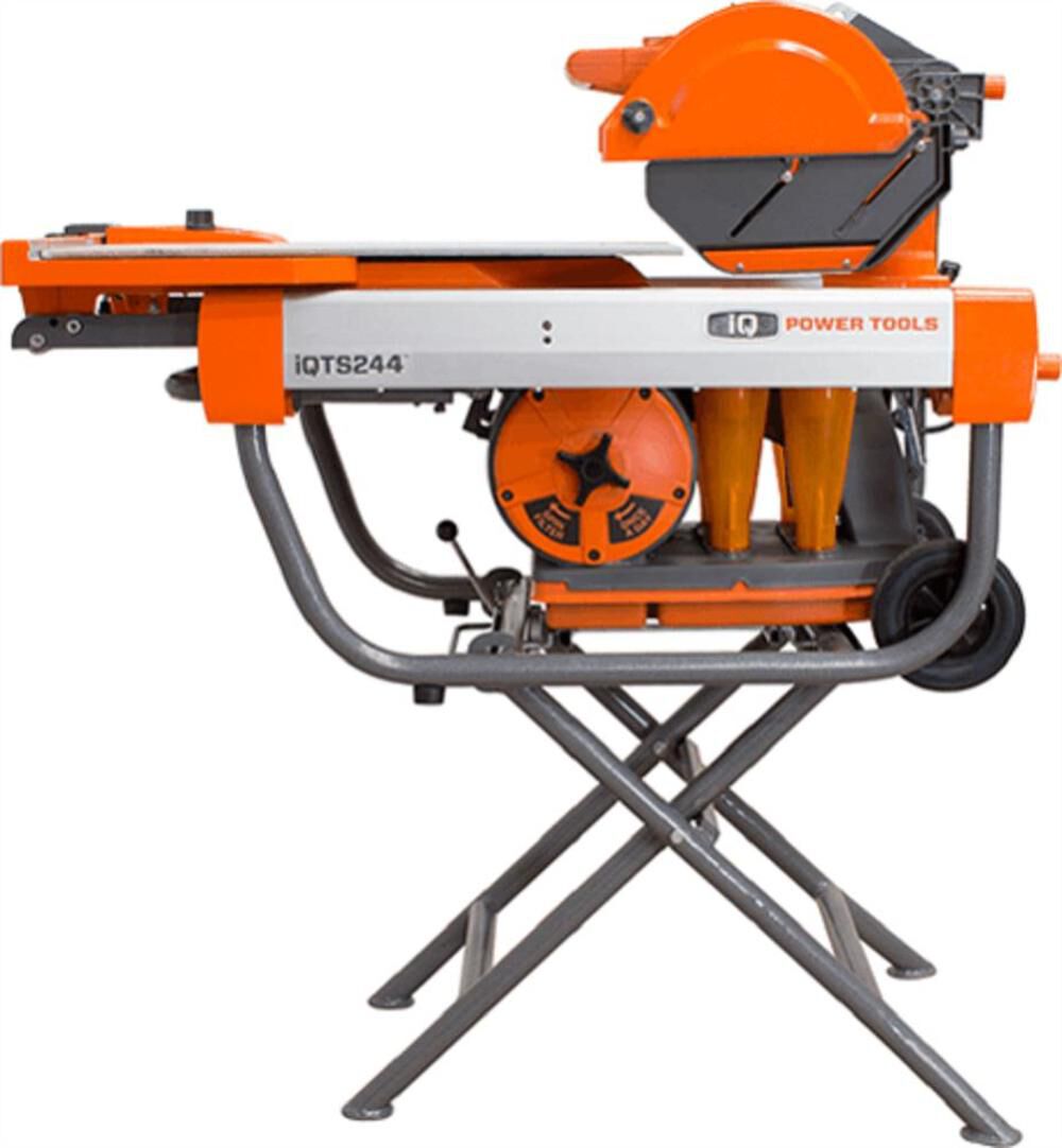 iQ Power Tools iQTS244 10 Inch Dry Cut Tile Saw with Integrated Dust Control