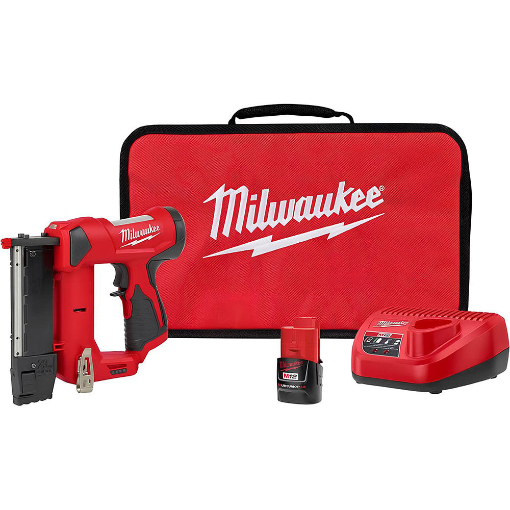 Milwaukee M12 23 Gauge Pin Nailer Kit
