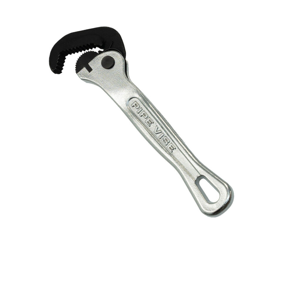 Pipe Vise 1 Inch Chrome Steel Amigo Slim Self Adjusting Pipe Wrench
