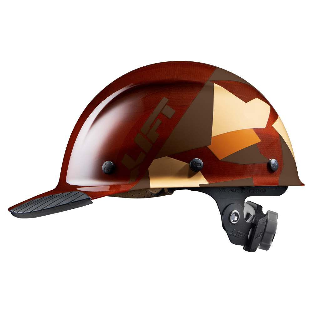 Lift Safety Hard Hat DAX FIFTY50 Desert Camo Fiber Resin Cap