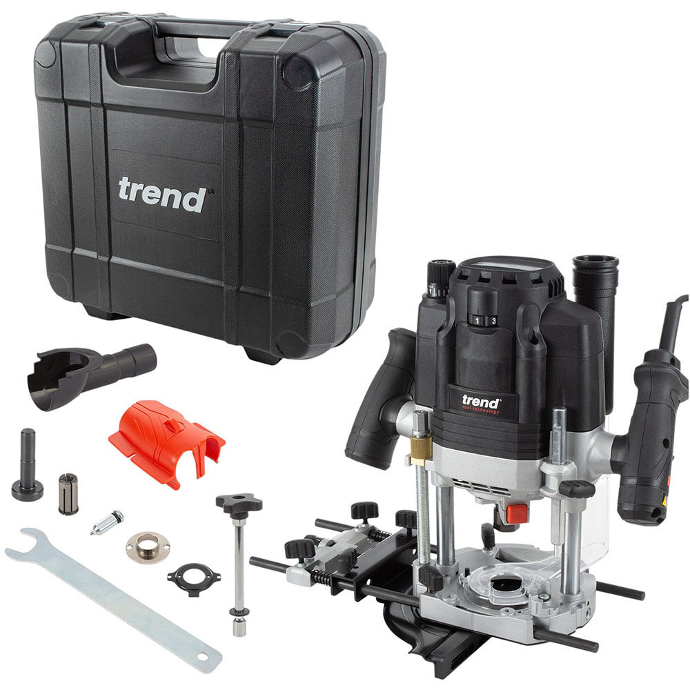Trend T8 15A 1/2 Inch Dual-Mode Plunge Workshop Router
