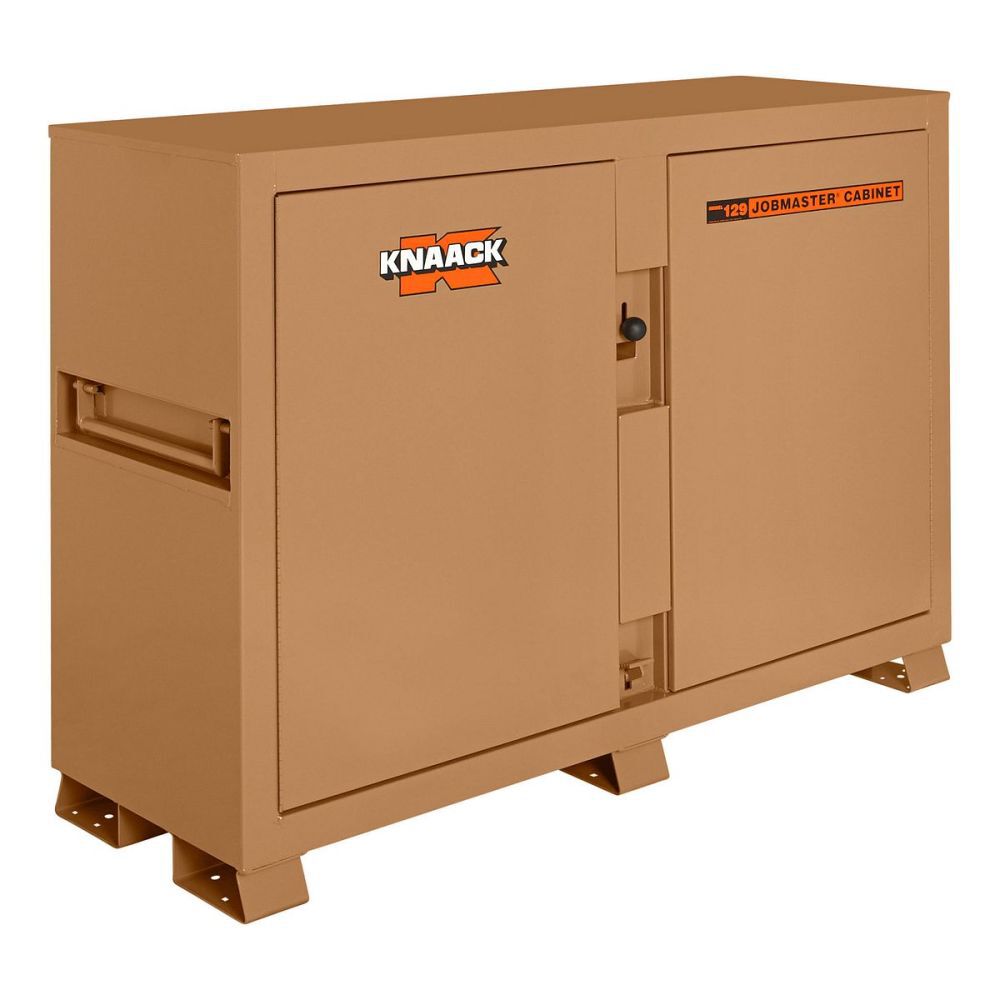 Knaack Model 129 48 Cu-Ft. Tan Steel Bin Storage Cabinet