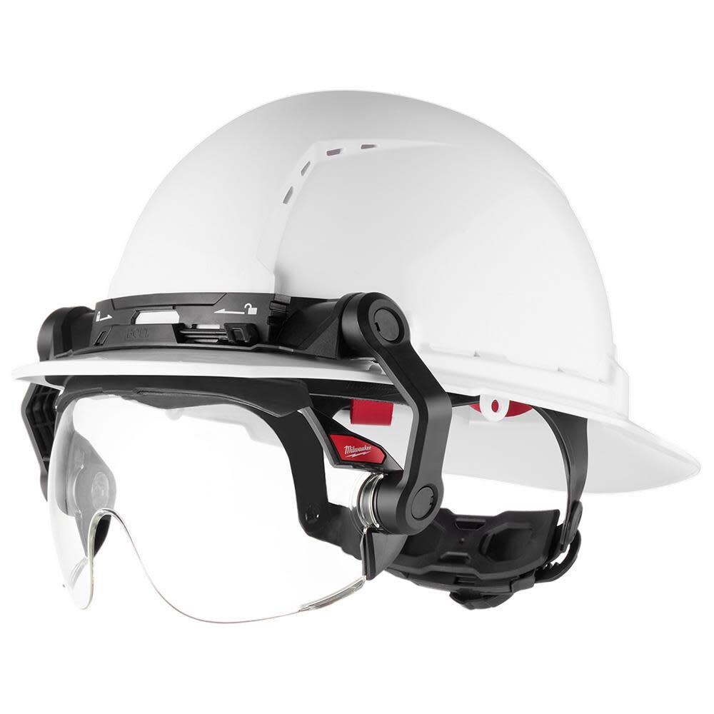 Milwaukee BOLT Gasketed Eye Visor – Clear Dual Coat Lens for BOLT Safety Helmets & BOLT Hard Hats