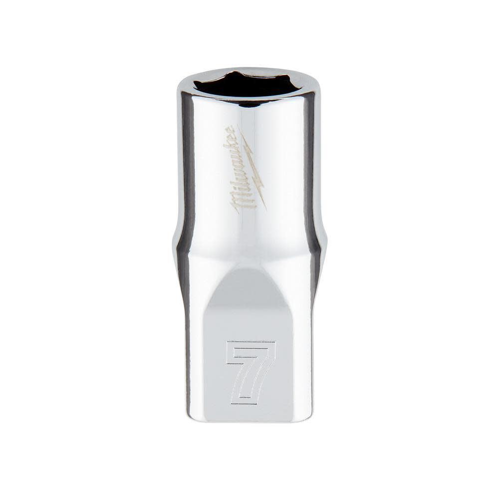Milwaukee 1/4 in. Drive 7mm Metric 6-Point Socket